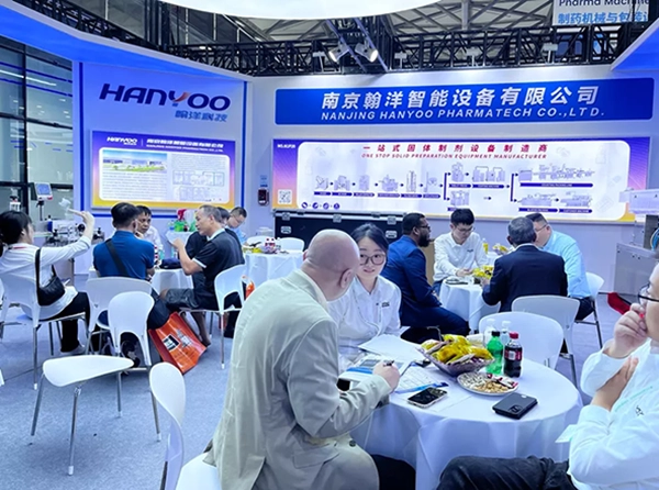 Nanjing Hanyoo Memamerkan Peralatan Tablet Baru di Expo Farmasi Shanghai