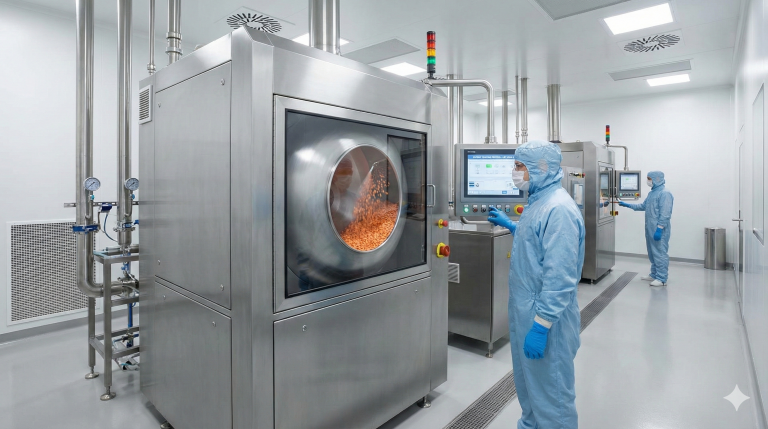 Analisis Mendalam Logika Teknis Pelapis Enterik dan Jalur Upgrade Mesin Farmasi